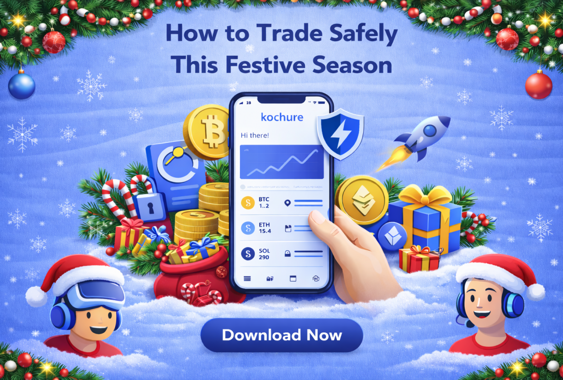 “Safe cryptocurrency trading during holidays using Kochure app”