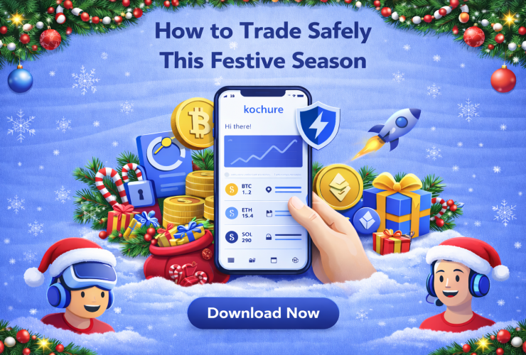 “Safe cryptocurrency trading during holidays using Kochure app”