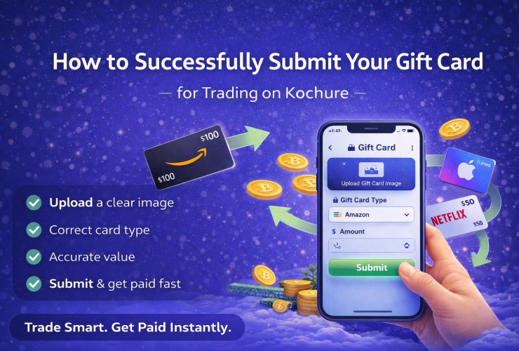 How to Successfully Submit Your Gift Card for Trading on Kochure.